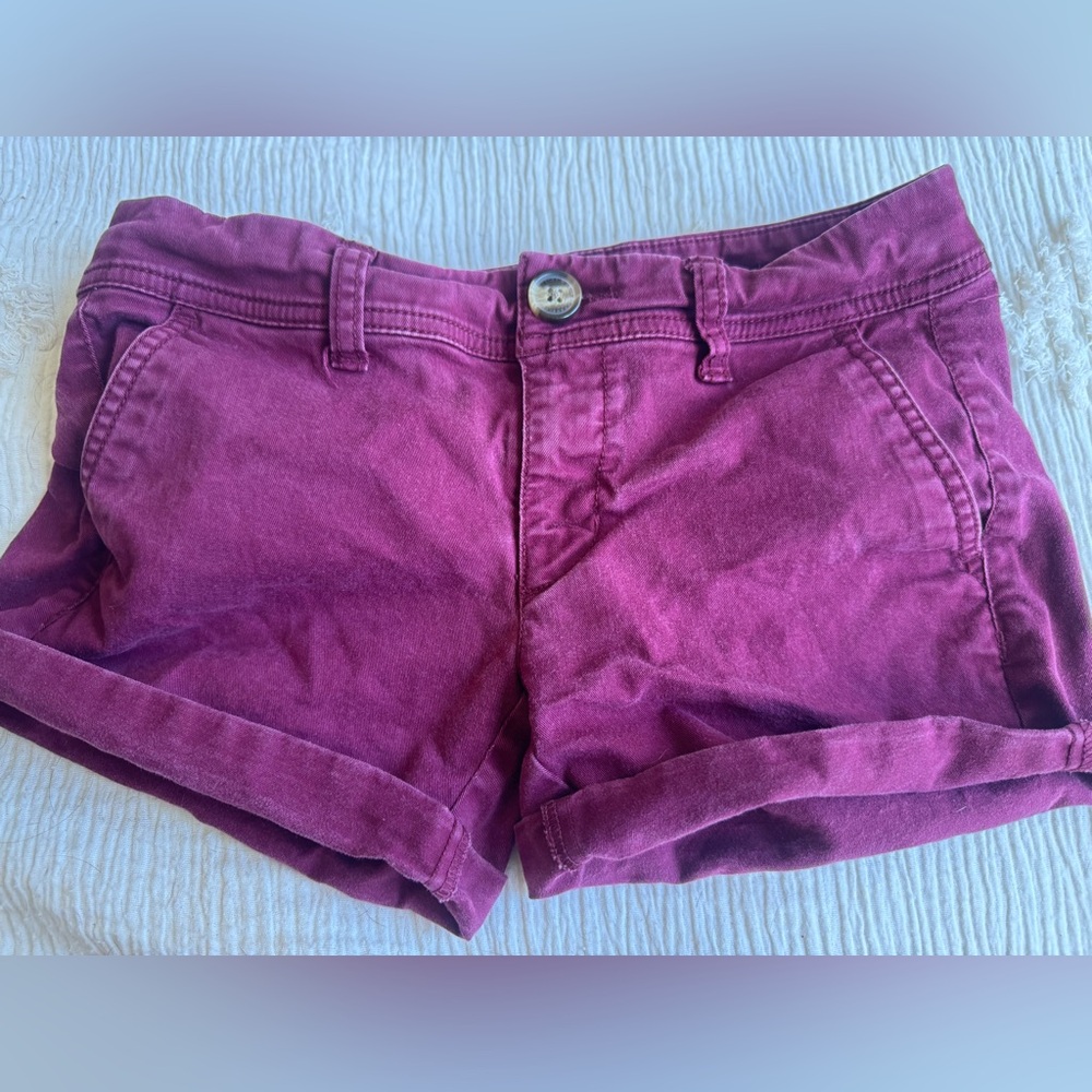 American Eagle Outfitters Burgundy Shorts